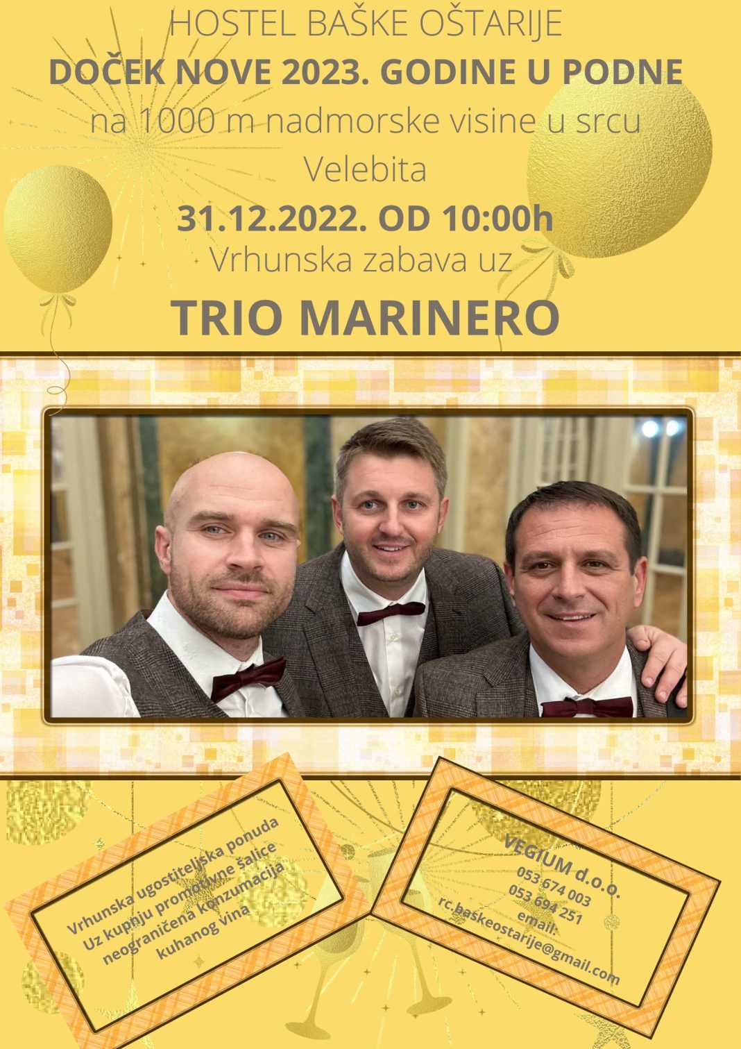 Doček nove u podne 2023