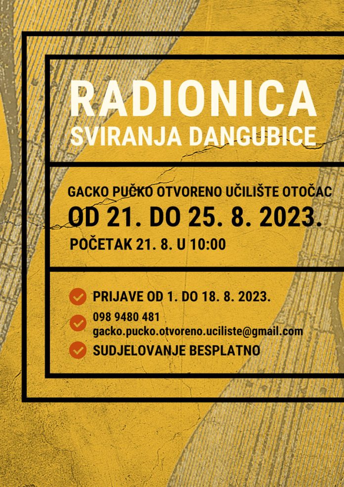 2023-08-PLAKAT-Radionica-sviranja-dangubice