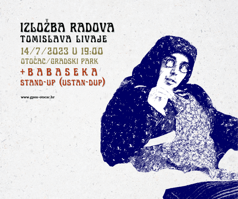 COVER - Izložba i stand-up u Otočcu Tomislav Livaja i Babaseka