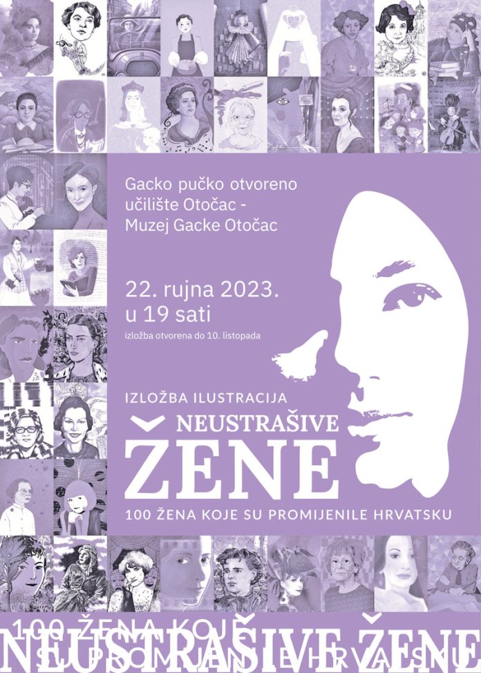 2023-09-22---PLAKAT--Izložba-Neustrašive-žene-u-Otočcu-min