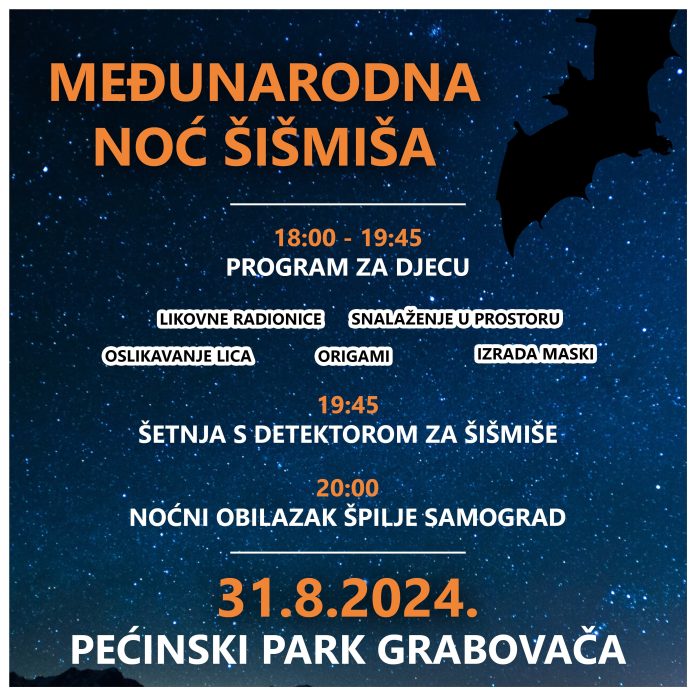 MEĐUNARODNA NOĆ ŠIŠMIŠA PLAKAT