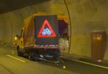 Prometna nesreća u tunelu Mala Kapela – kolona oko 1km