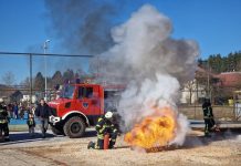 U Osnovnoj školi Perušić održana velika vježba evakuacije i spašavanja