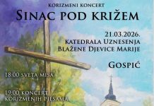 Korizmeni koncert „Sinac pod križem”