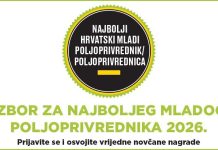 Poziv mladim poljoprivrednicima: otvoren natječaj za izbor najboljeg mladog poljoprivrednika/ce u Hrvatskoj za 2026. godinu