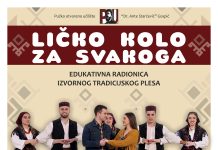 Radionica „Ličko kolo za svakoga“