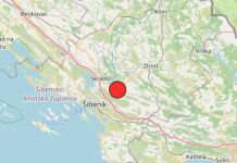 Jutros zabilježen potres kod Šibenika