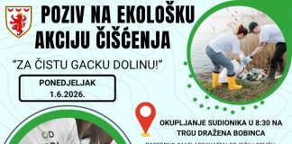Grad Otočac i ove godine u projektu „Od izvora do mora“, u ponedjeljak akcija „Za čistu Gacku dolinu“