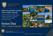 Čestitka župana Ernesta Petryja povodom Dana Ličko-senjske županije