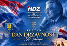 Zajednica utemeljitelja HDZ-a „dr. Franjo Tuđman“ Ličko-senjske županije čestita građanima Dan državnosti