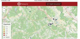 Potres 4.1 po Richteru kod Siska