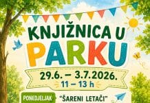 Knjižnica u parku – tjedan ljetnih radionica u Perušiću