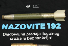 Građanin u Gospiću dragovoljno predao streljivo