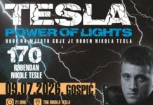 Tesla Power of Lights: Svjetlosni spektakl i koncert Grše obilježit će Teslin rođendan u Gospiću