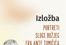 Izložba „Portreti Sluge Božjeg fra Ante Tomičića“ u Gackom pučkom otvorenom učilištu Otočac
